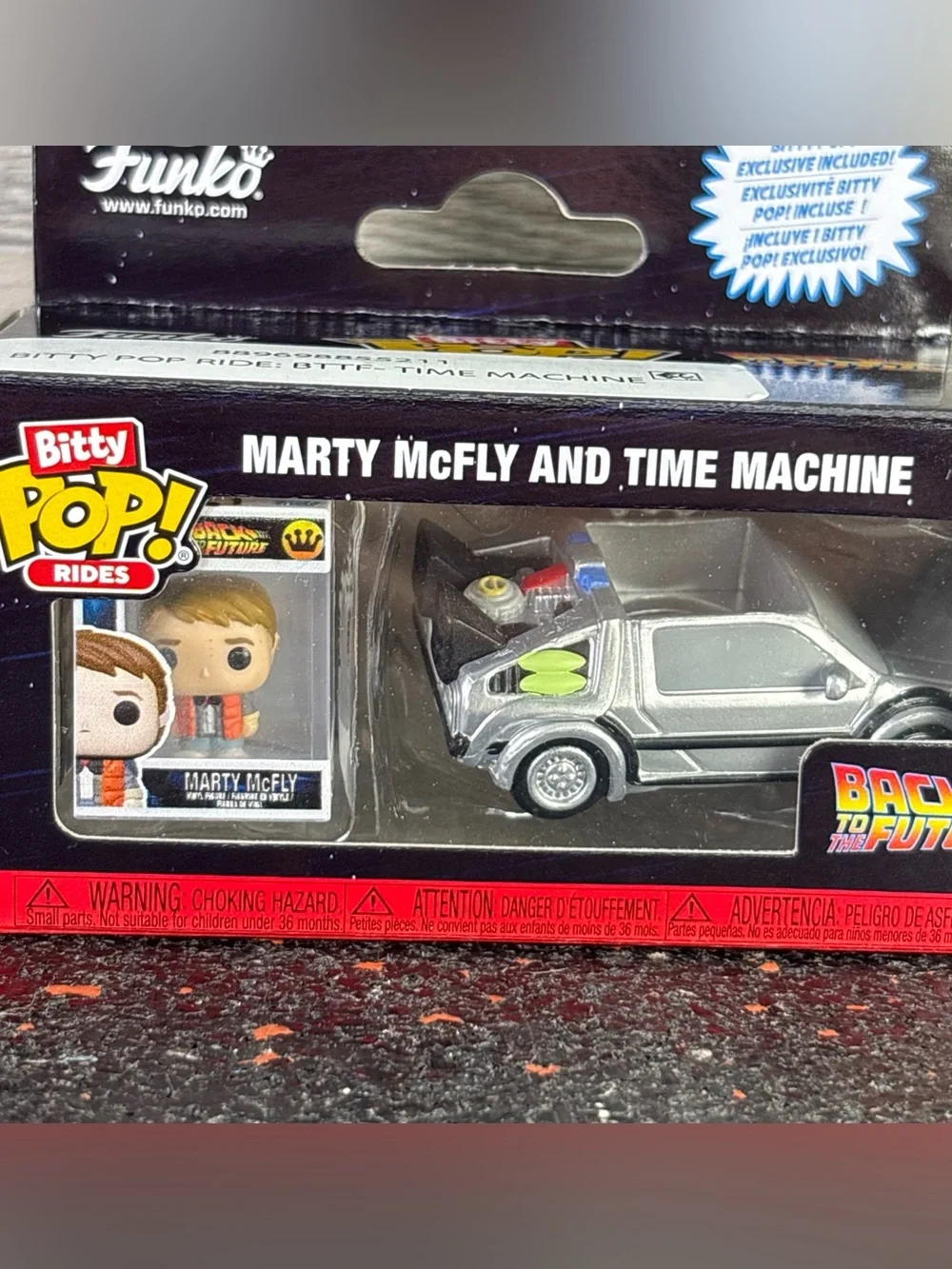 Funko Bitty Pop! Rides Exclusive Marty McFly & Time Machine Back to the Future …